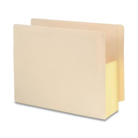 Smead Smead, MANILA END TAB FILE POCKETS, 5.25in EXPANSION, LETTER SIZE, MANILA, 10PK 75174